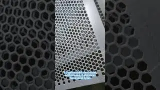 1.0mmGalvanized Hexagonal Perforated Sheet&ndash;Strength, Ventilation & LastingProtection#perforatedmetal