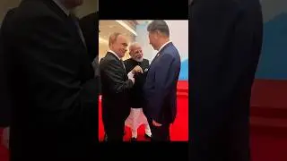 PM Modi Meets Putin and jinping India Russia China RIC SCO Summit #modi #pmmodi #putin #news #shorts