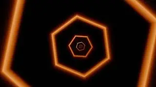 Polygon animated loop background | Magic green screen