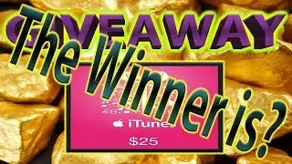 $25 iTunes Actual Giveaway 1/16/2016