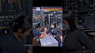 Other Couples Arm Wrestling v/s This couples🤯Last one is mind-blowing☠️#troll #edit #trolledit