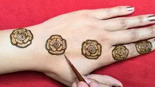 Easy and simple floral mehndi design l Mehndi design back hand l Mehndi ka design l Mehndi designs