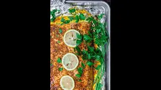 Busy cooks, you'll love this easy Lemon Garlic Salmon! #shorts