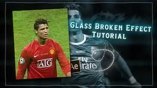 Viral Glass Broken Effect tutorial on after effects✨