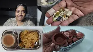 Simple Night Dinner Vlog | Semiya Recipe Tamil | Agal Vilakku Cleaning tricks |