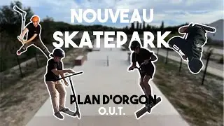 Nouveau skatepark, un O.U.T s'oblige