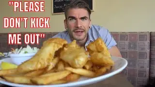 ALL YOU CAN EAT FISH & CHIPS DESTROYED BY PRO EATER | Trying NOT to Get Kicked Out | 300K Special