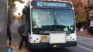 TriMet 2016 Gillig Low Floor BRT #3646 on line 43