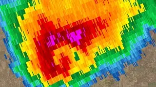 2025 June Arnett, Oklahoma Supercell Radar Loop