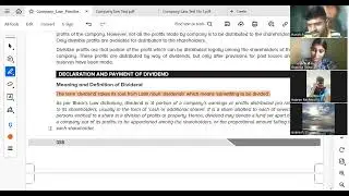 Dividend Part -1 | CS Executive in Tamil | Harish Virtual Classes | #companysecretary #exam #tamil