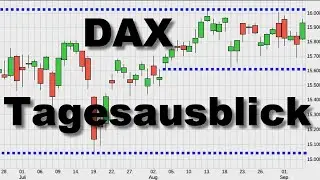 DAX Charttechnik Tagesausblick und Analyse f&uuml;r 07.09.2021
