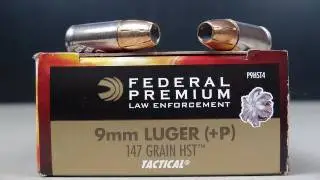 Тест патронов Federal HST 9mm +P 147 gr JHP
