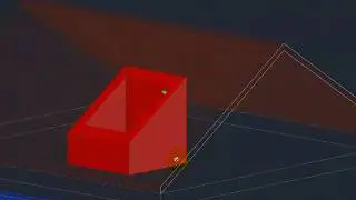 AutoCAD 2020 3D tutorial modeling house - constructing roofing material and chimney (in Bangla)