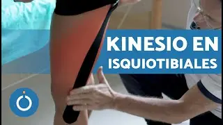 ¿Cómo Poner KINESIOTAPE en ISQUIOTIBIALES? 🦵🏽🔙 Cinta Kinesiológica Pierna Trasera