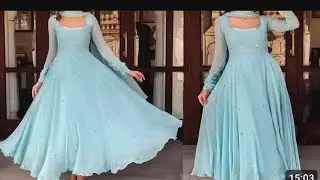 Priyanka Stitching Centre  is live!💁 पुरानी साड़ी से सीखें ✨ circular umbrella frock बनाना