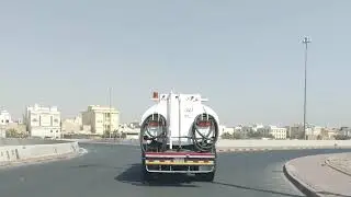 Kuwait: Mangaf to Egaila drive on a summer morning.