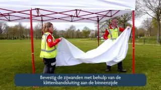 Mastertent Professionele Vouwtenten - Opzetten Noodtent Rode Kruis