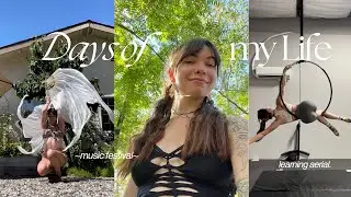 Untz Music Festival + learning aerial skills & balancing self care practices