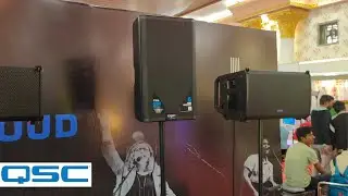 QSC Touchmix and K12.2 demo at sound & light expo Bangalore.