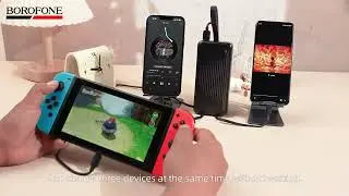 УМБ Power Bank Borofone BJ79 Clever 10000mAh 2A with cable Type C+Lightning+USB