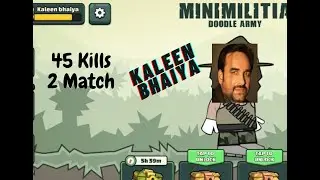 MINI MILITIA || CONSECUTIVE GAMEPLAY || MINI-OUTPOST || 45 KILLS
