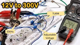 220V AC Modified Sinewave Inverter - Making 12V to 300V With Adjustable Voltage - Gyan Unboxer TV