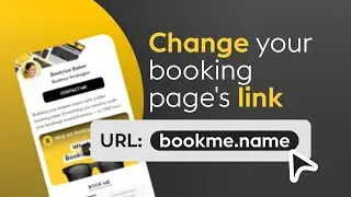 How to Change Your Booking Page's BookMe.Name Link | BLAB Tutorial