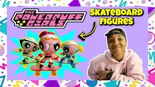 RARE Powerpuff Girls Skateboard Playset 2001 Figures | Collectible Powerpuff Girls Toy Review