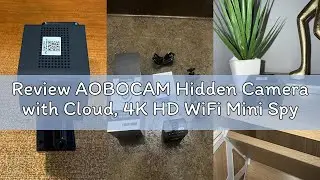 Review AOBOCAM Hidden Camera with Cloud, 4K HD WiFi Mini Spy Camera 150&deg; View Video, Wireless Indoor