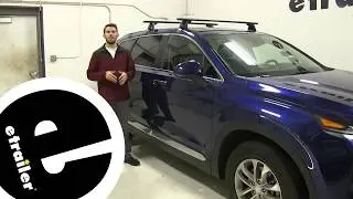 Installation Guide for the Yakima RidgeLine Roof Rack for Flush Rails on a 2019 Hyundai Santa Fe