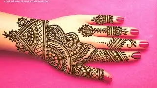 Very Easy Mehndi Design For Back Hand 🌿 Unique Mehndi Design || Beautiful Mehndi Design 