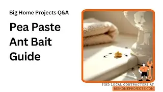 Bathroom Baiting: Pea-Sized Paste, Trail Observation, Sealing