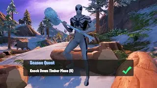 Knock Down Timber Pines (5) - Fortnite Week 5 Season Quest