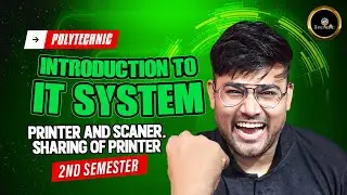Introduction to It System-PRINTER AND SCANER SHARING OF PRINTER #astechnic #polytechnic2ndsemester