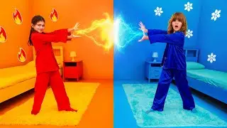أميرة النار ضد أميرة الجليد! 🔥❄️ معركة الأميرات 🏰 أجمل قصص الأطفال