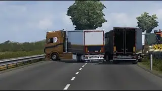 [#0359] MANIC Driver | These TWO trucker FIGHT together for A LANE!! | ETS2 TruckersMP
