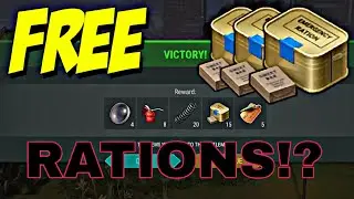 HOW TO GET FREE RATIONS IN LDOE (last day on earth)