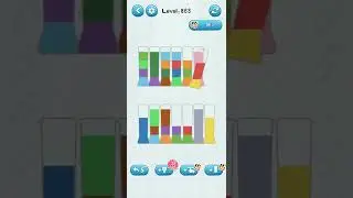 water sort puzzle game level 863 Numpuz android ios games funny gaming all level mobile game