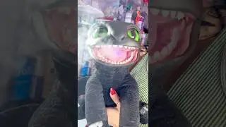 Toothless Puppetronic by RealFX #asmr #httyd #toothlessrealfx #gifted