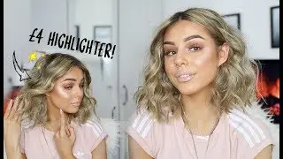ULTIMATE SUMMER GLOWY BRONZE EVERYDAY MAKEUP ON A BUDGET | ALL UNDER £10!!! AD