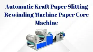 1200  mmGood Price Automatic Kraft Paper Slitting and Rewinding Machine Paper Core Machine