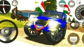 Modified Mahindra Thar 👿Games Indian blue Thar (Gadi wala Game)car Game Android Game #2026 