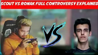 Scout vs ronak controversy explained||Scout not playing PMPL||Scout leave fnatic