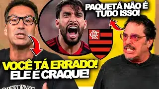 TRETA AO VIVO! CASAGRANDE E ARNALDO DISCUTEM SOBRE PAQUETÁ NO FLAMENGO E O CLIMA FICA PESADO!