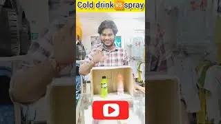 Cold drink🆚snow spray challenge 😂 @Thechallengingwould #challenge #video #viral #shorts #subscribe👍