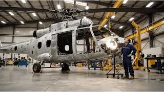 The Silent ASMR Restoration of an Abandoned Military Helicopter
