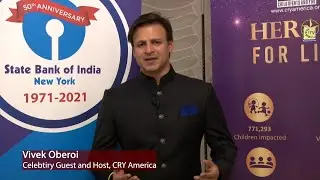 Indian Actor Vivek Anand Oberoi hosted CRY America NYC Gala to Benefit Children in India