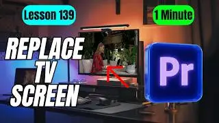 How to Replace a Phone or TV Screen in Adobe Premiere Pro - Lesson 139 Adobe Premiere Pro Tutorial