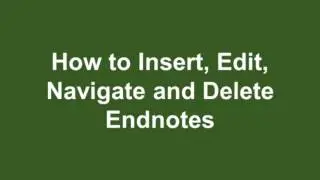 Microsoft Word 2016 Tutorial 16 Insert, Edit and Delete Footnotes and Endnotes