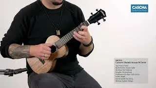 Cascha Acacia All Solid Concert Ukulele HH 2310 - Sound Demo